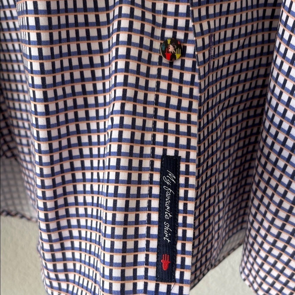 Men's Luchiano Visconti Checked Shirt size XL - Picture 3 of 10